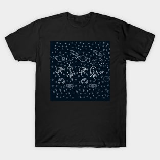 Space pattern T-Shirt